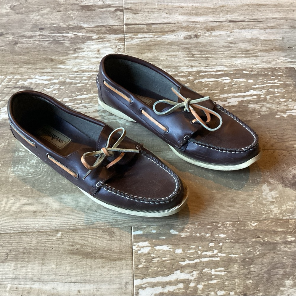 Suburbans Leather Brown Loafer Shoes Men’s 8.5